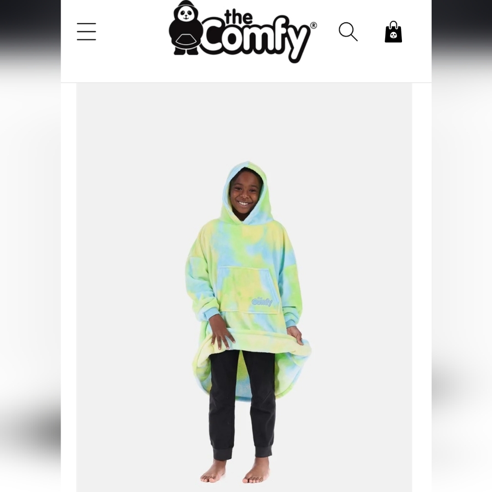 Comfy Jr. - Green, Blue, Yellow Tie-dye
